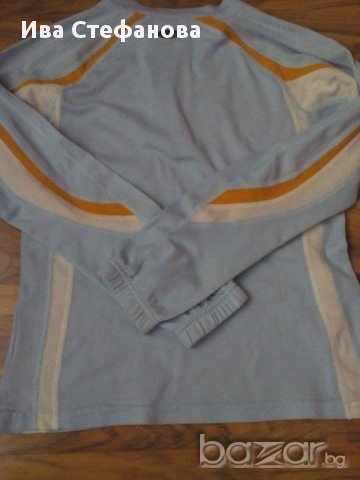 спортна синя дамска блуза Asics, снимка 4 - Блузи с дълъг ръкав и пуловери - 15472105