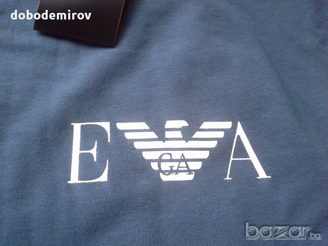 Нова тениска Emporio Armani Chest Logo оригинал, снимка 5 - Тениски - 15918224