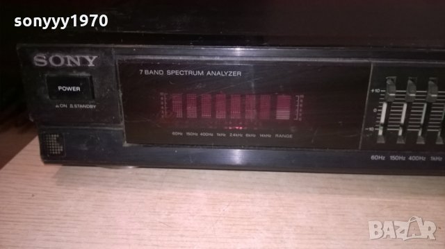 sony seq-310 stereo equalizer-7 band spectrum analyzer-japan, снимка 6 - Ресийвъри, усилватели, смесителни пултове - 22596070