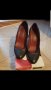 Кожени обувки на висок ток, снимка 1 - Дамски обувки на ток - 23012125