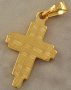 Кръст от 9к попълнено злато 10 лв, снимка 2