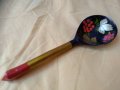 Ръчно рисувана дървена лъжица в стил Хохлома, снимка 12