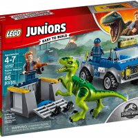 НОВО ЛЕГО 10757 Джуниърс - Спасителен камион за раптор LEGO 10757 Juniors Raptor Rescue Truck, снимка 1 - Образователни игри - 24309578