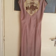 Дизайнерска рокля-пепел от рози, размер Л, снимка 1 - Рокли - 18098113