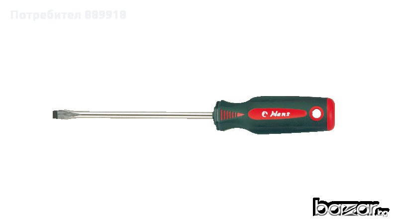 Отвертки прави,кръстати и еврейски звезди 2.5х75мм.със двукомпонентна дръжка магнитни Ханс, снимка 1