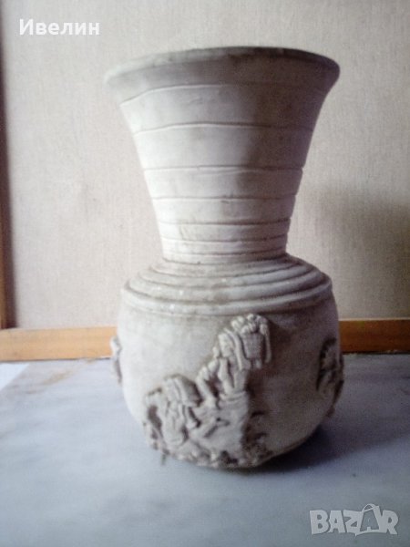 стара керамична ваза, снимка 1