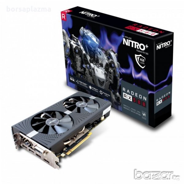 Sapphire Radeon RX 580 Nitro+ 4096MB GDDR5 PCI-Express Graphics Card, снимка 1