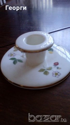 Порцелан свещник WEDGWOOD, снимка 2 - Колекции - 21484316