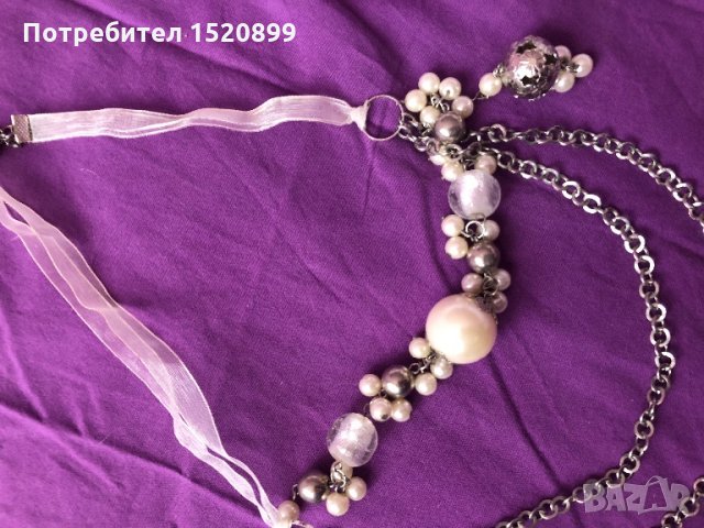 Дамско кoлие с перли лукс, снимка 2 - Колиета, медальони, синджири - 22903498