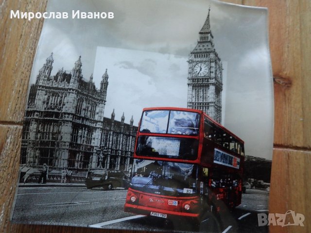 стъклена купичка от Лондон, снимка 1