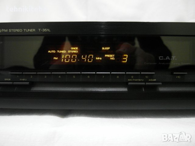 ⭐⭐⭐ Luxman T-351L⭐⭐⭐ Висок клас тунер , 20 станции памет, снимка 3 - Ресийвъри, усилватели, смесителни пултове - 25302124