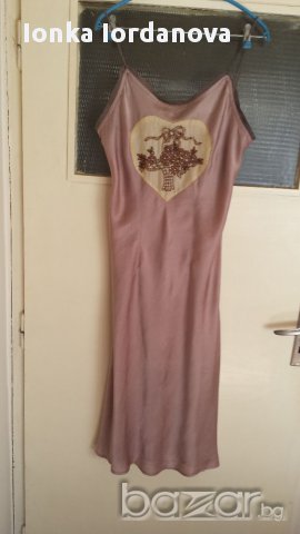 Дизайнерска рокля-пепел от рози, размер Л