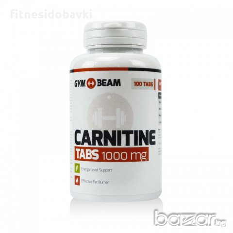 Gym Beam L-Carnitine 1000 мг, 100 таблетки, снимка 1 - Хранителни добавки - 16191536