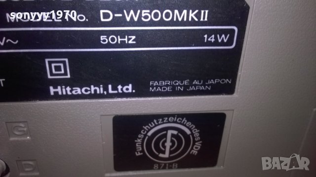 hitachi d-w500mkll made in japan-внос швеицария, снимка 15 - Декове - 24407001