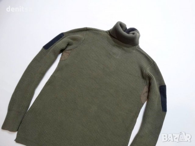 G-star Raw Hunt 1/2 Closure Knit Magma Green Мъжки Пуловер Size XL, снимка 15 - Пуловери - 23744151