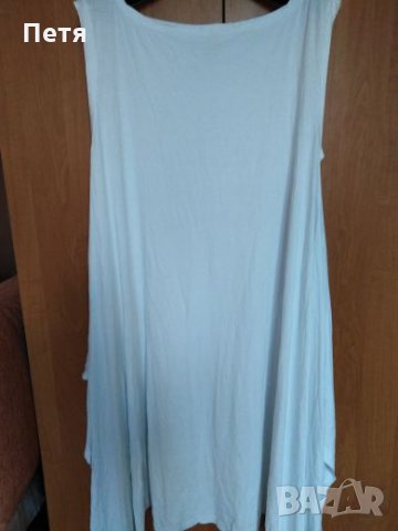Бяла рокля/туника, снимка 2 - Рокли - 25069466