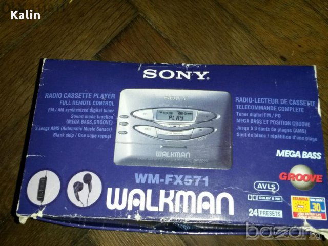 SONY WALKMAN-RADIO CASSETE