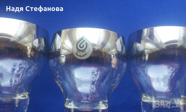 Чаши за концентрат опушено сребро, снимка 1 - Чаши - 25663112