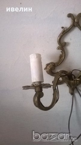 стар бароков аплик, снимка 2 - Осветление - 20531479