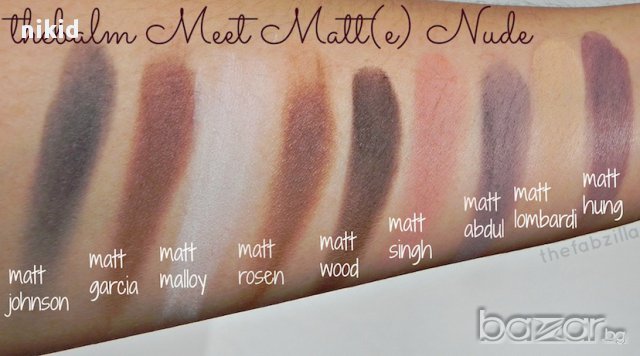 матова палитра сенки за очи на The Balm , Meet Matt(e) Matt Matte Nude, снимка 2 - Декоративна козметика - 16401973