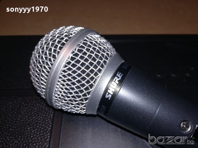 shure SM58 марков микрофон-внос швеицария, снимка 3 - Микрофони - 20723659