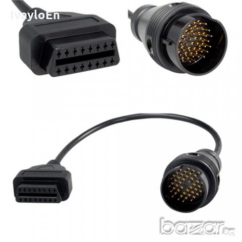 OBDII Кабел преходник за Mercedes 38 пина, снимка 2 - Аксесоари и консумативи - 19945378