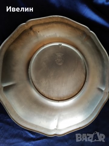 стара чиния за стена, снимка 4 - Антикварни и старинни предмети - 26172070