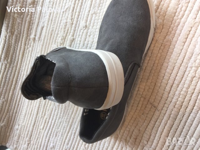 Нови обувки,сив  естествен велур RAINBOW, снимка 5 - Дамски ежедневни обувки - 21939185