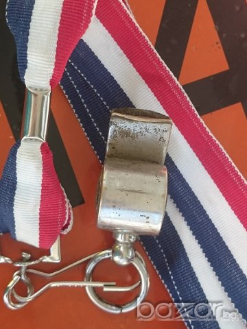 стара масивна бронзова съдийска свирка астория, снимка 4 - Други спортове - 19303867