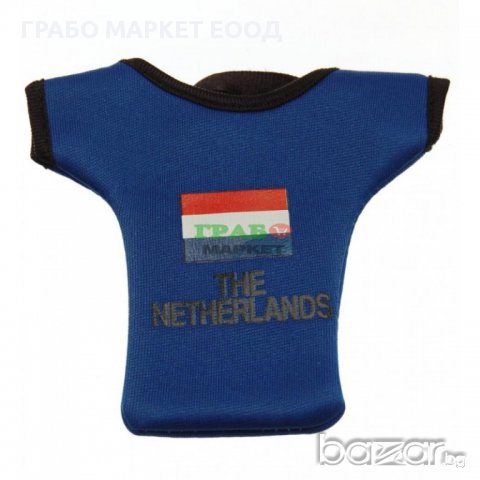 Калъф за GSM с формата на тениска с надпис Холандия и холандското знаме