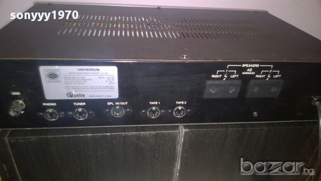 schnеider team 6051a-hi-fi/universum lv812-stereo amplifier-213watts-нов внос от швеицария, снимка 8 - Ресийвъри, усилватели, смесителни пултове - 10340332