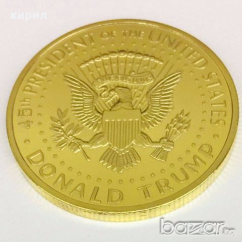 МОНЕТА ДОНАЛТ ТРЪМП, снимка 5 - Нумизматика и бонистика - 20264464