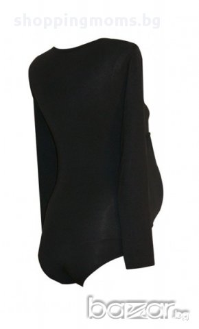 Боди за бременни модел 430 в черно, снимка 2 - Дрехи за бременни - 9745899