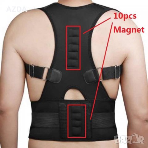 Магнитен колан за гръб Корсет за Правилна Стойката, снимка 2 - Ортези и протези - 25840229