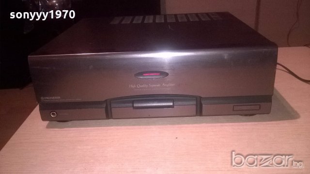 pioneer m-j200-power amplifier-made in japan-от швеицария, снимка 3 - Ресийвъри, усилватели, смесителни пултове - 19466074
