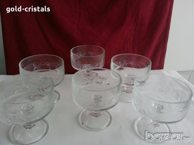 кристални чаши купички , снимка 7 - Антикварни и старинни предмети - 20389731