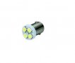 LED Диодна крушка BA9S 0.8W 32lm 1206 4 SMD led със цокъл бяла , снимка 1 - Аксесоари и консумативи - 18985968