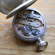 старинен  сребърен джобен часовник (Франция)  , снимка 6 - Антикварни и старинни предмети - 15985497