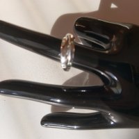 Сребърен пръстен с цаворити, снимка 4 - Пръстени - 20523044