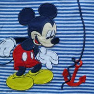 Mickey Mouse блуза с дълъг ръкав Мики Маус 9-12 месеца, снимка 4 - Бебешки блузки - 8619068