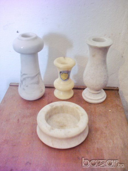 Стари мраморни вази , снимка 1