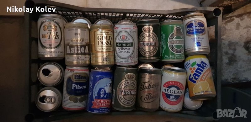Кутийки от бира, кола, пепси, снимка 1