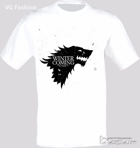 Игра на Тронове Game of Thrones Winter is Coming Stark Тениска Мъжка/Дамска S до 2XL, снимка 1