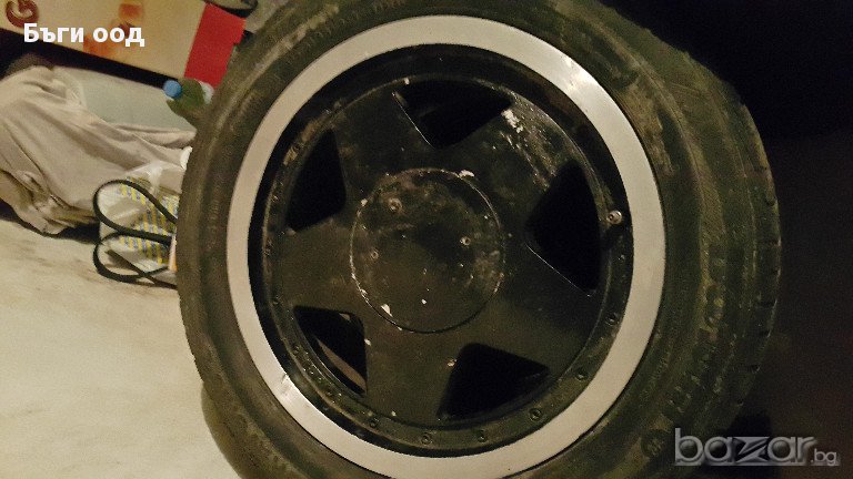 4бр дуралуминеви джанти 4х100 R15 с летни гуми , снимка 1