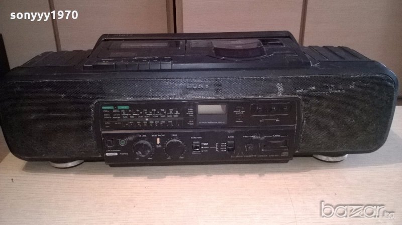 sony cdf-60l made in japan-за ремонт за части-внос швеицария, снимка 1