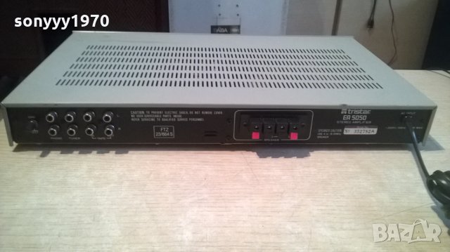 tristar ea5050 stereo amplifier-внос швеицария, снимка 11 - Ресийвъри, усилватели, смесителни пултове - 23202773