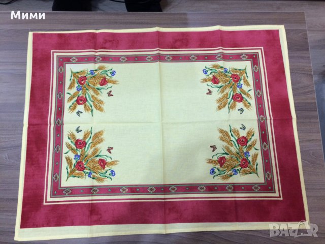 Покривки за маса 10 броя различни размери и цени. Карета също.