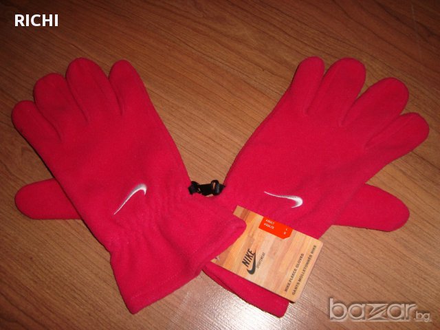 NIKE - нови цикламени поларени ръкавици