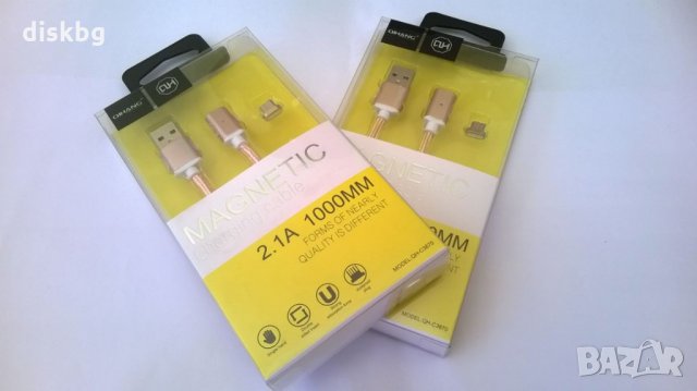 Нов магнитен кабел за Micro USB, снимка 1 - USB кабели - 22096151