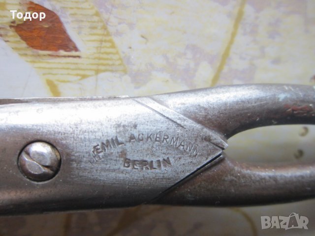 Уникална ножица ножици Емил Акерман Берлин , снимка 3 - Фризьорски принадлежности - 25697245